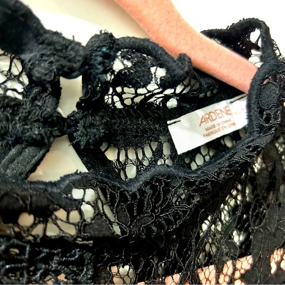 Brand New Black Lace Floral Dress - Picture 3 of 5